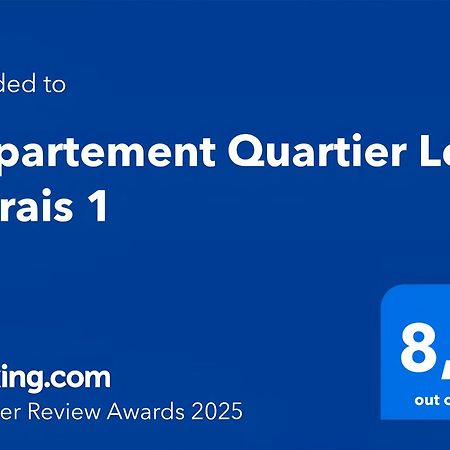 Appartement Quartier Le Marais 1 Free Netflix París Exterior foto